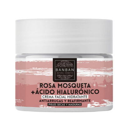 BanBan-Crema Facial Rosa Mosqueta y Ácido Hialurónico