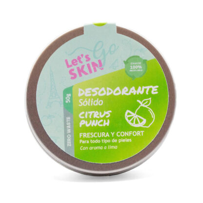 LET'S GO SKIN-Desodorante en Crema Citrus Punch 50 gr