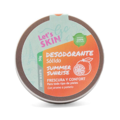 LET'S GO SKIN-Desodorante en Crema Summer Sunrise 50 gr