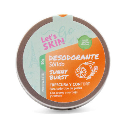 LET'S GO SKIN-Desodorante en Crema Sunny Burst 50 gr